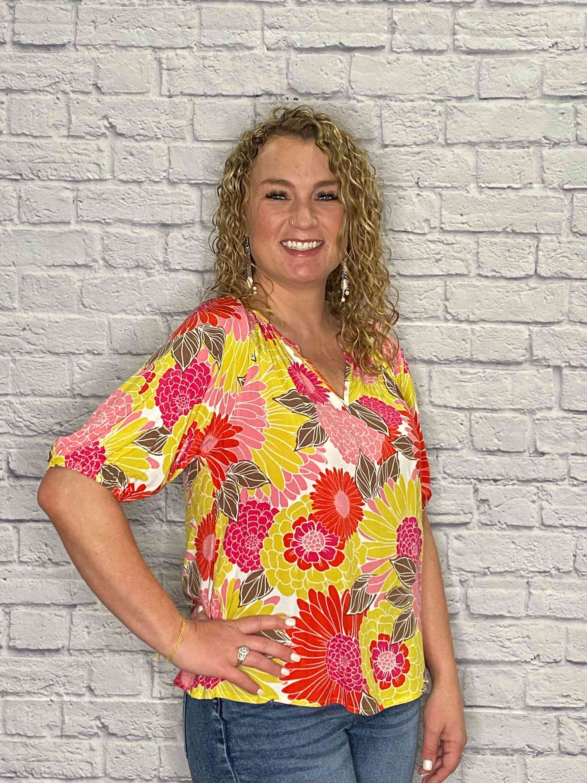 Dahlia Top - The Swanky Bee