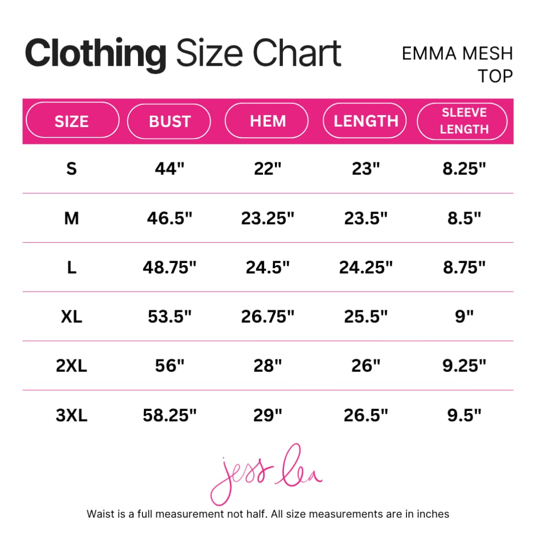 Emma Mesh Tee- Oh Deer