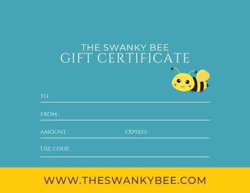 Gift Certificate - The Swanky Bee