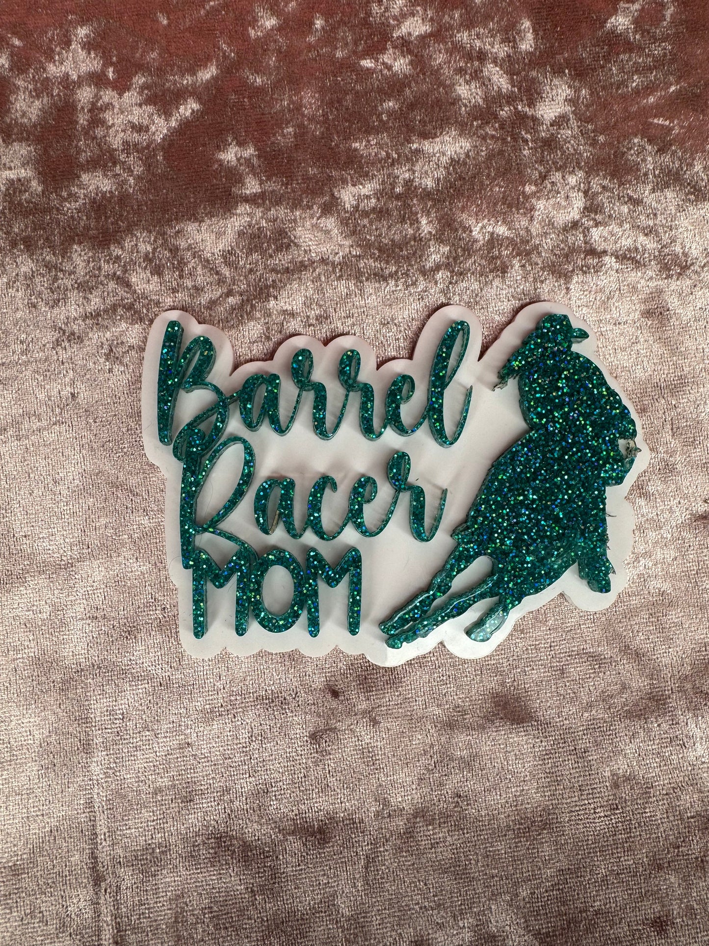 Barrel Racer Mom Bogg Bag Charm: Western Rodeo Cowgirl Gift