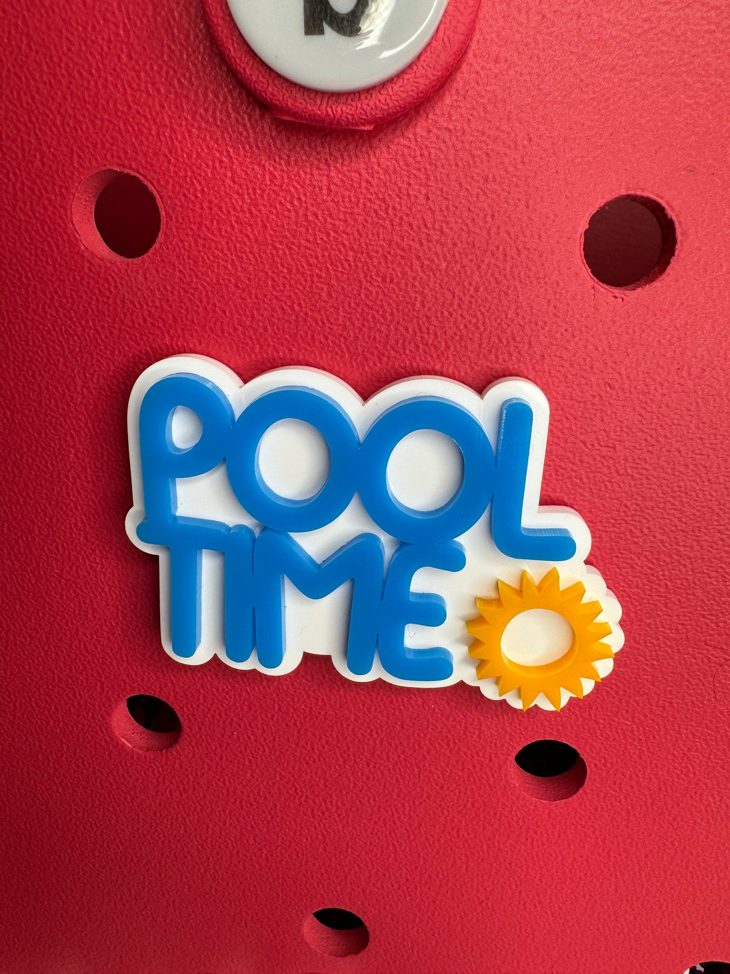 Pool Time Bogg Bag Charm: Summer Beach Bag Accessory