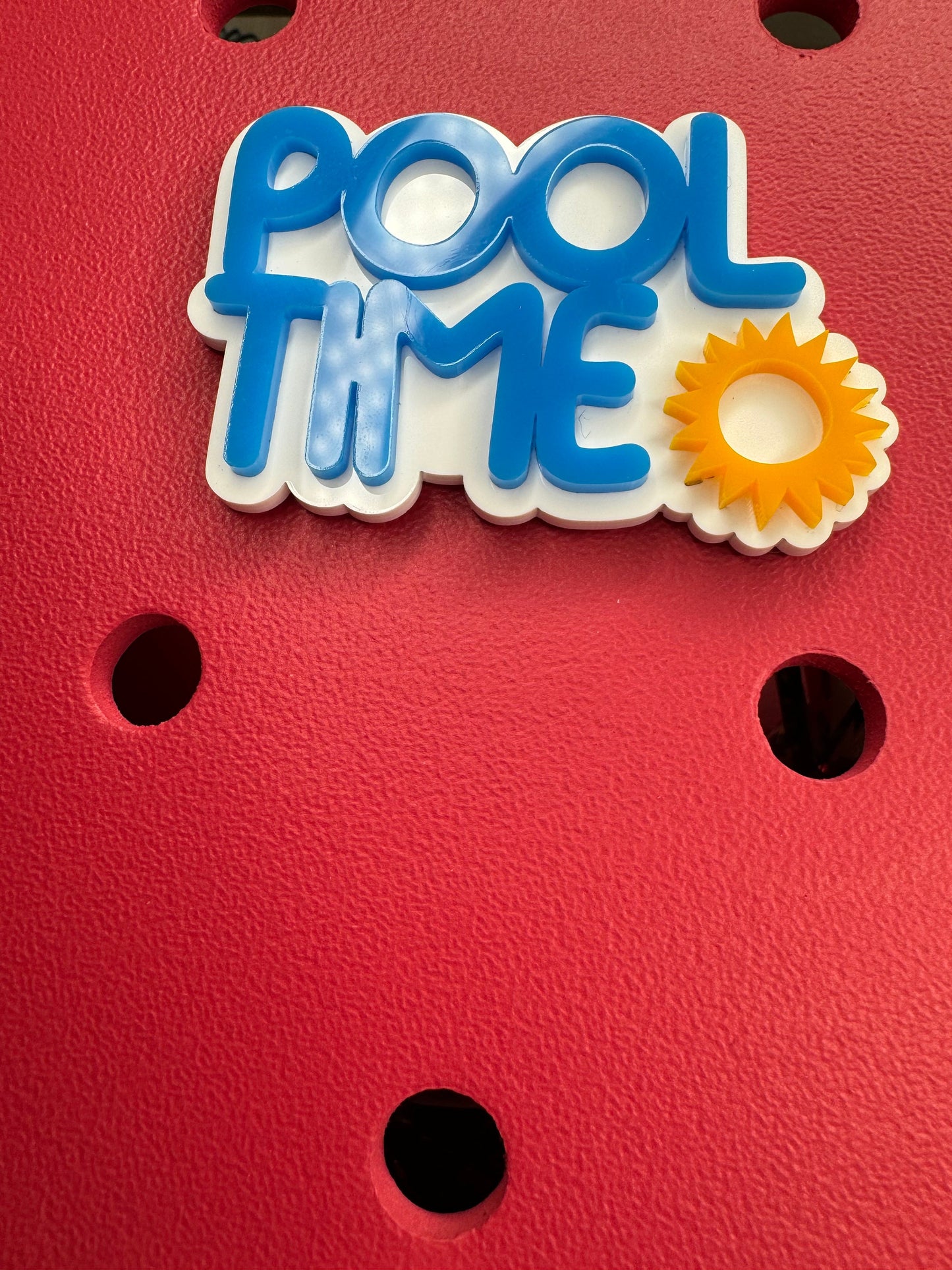 Pool Time Bogg Bag Charm: Summer Beach Bag Accessory