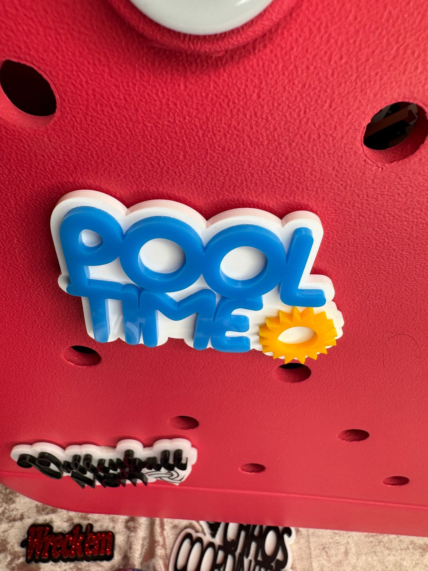 Pool Time Bogg Bag Charm: Summer Beach Bag Accessory