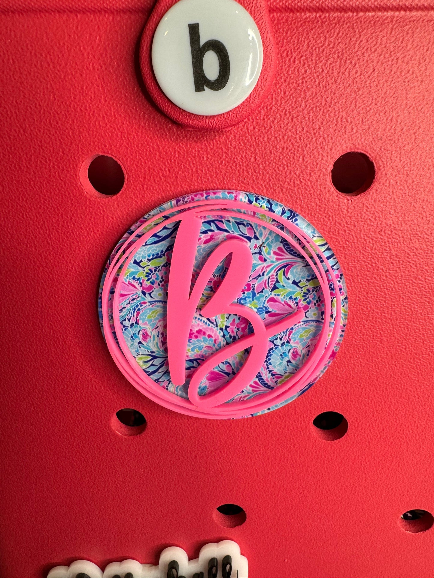 Custom Initial Bogg Bag Charm: Personalized Bag Accessory