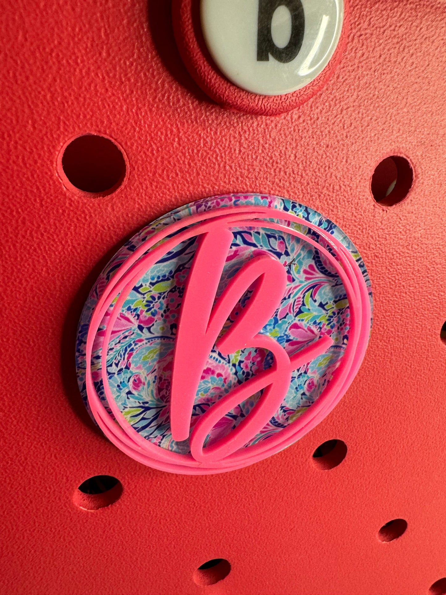 Custom Initial Bogg Bag Charm: Personalized Bag Accessory