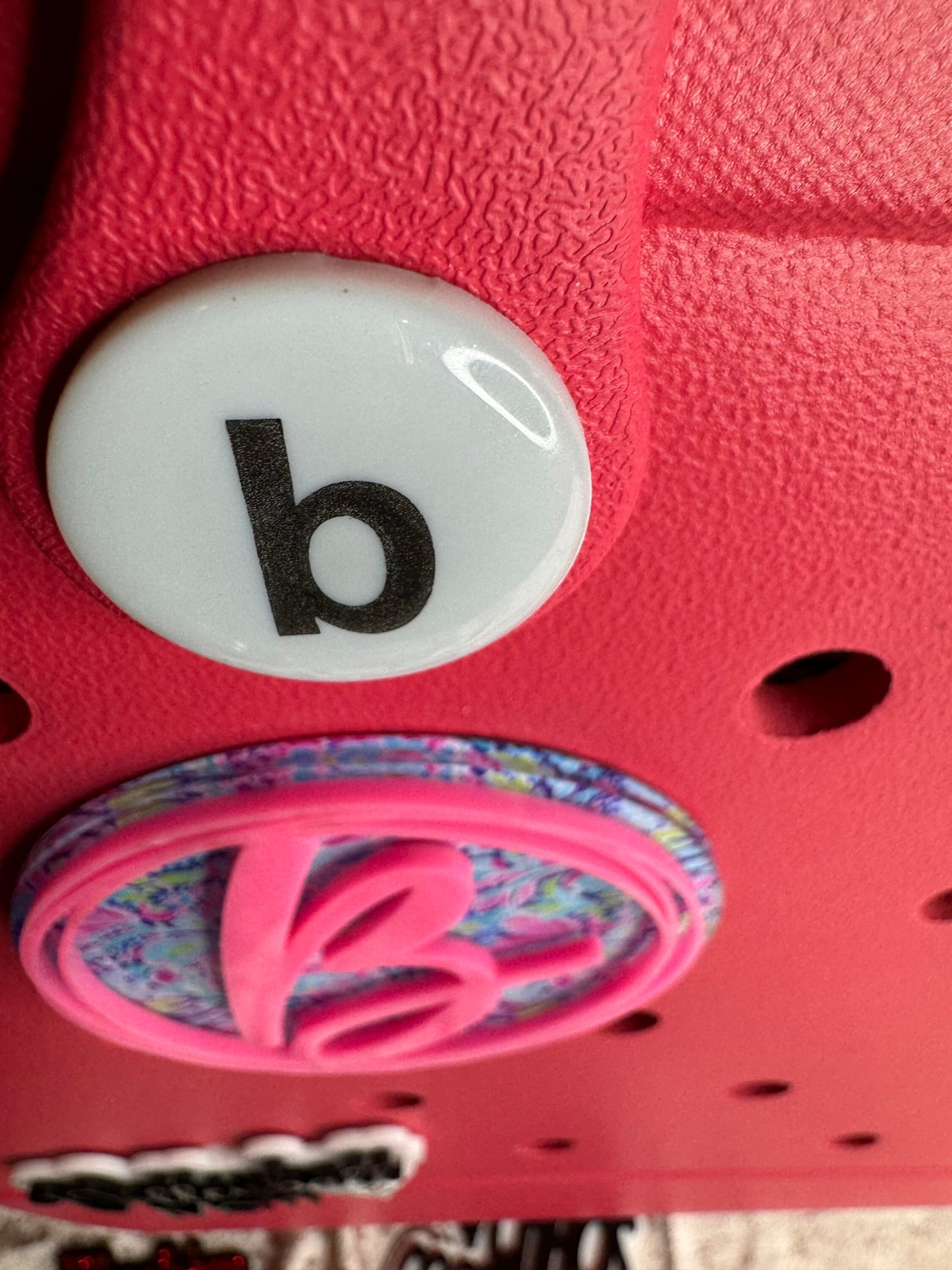 Custom Initial Bogg Bag Charm: Personalized Bag Accessory