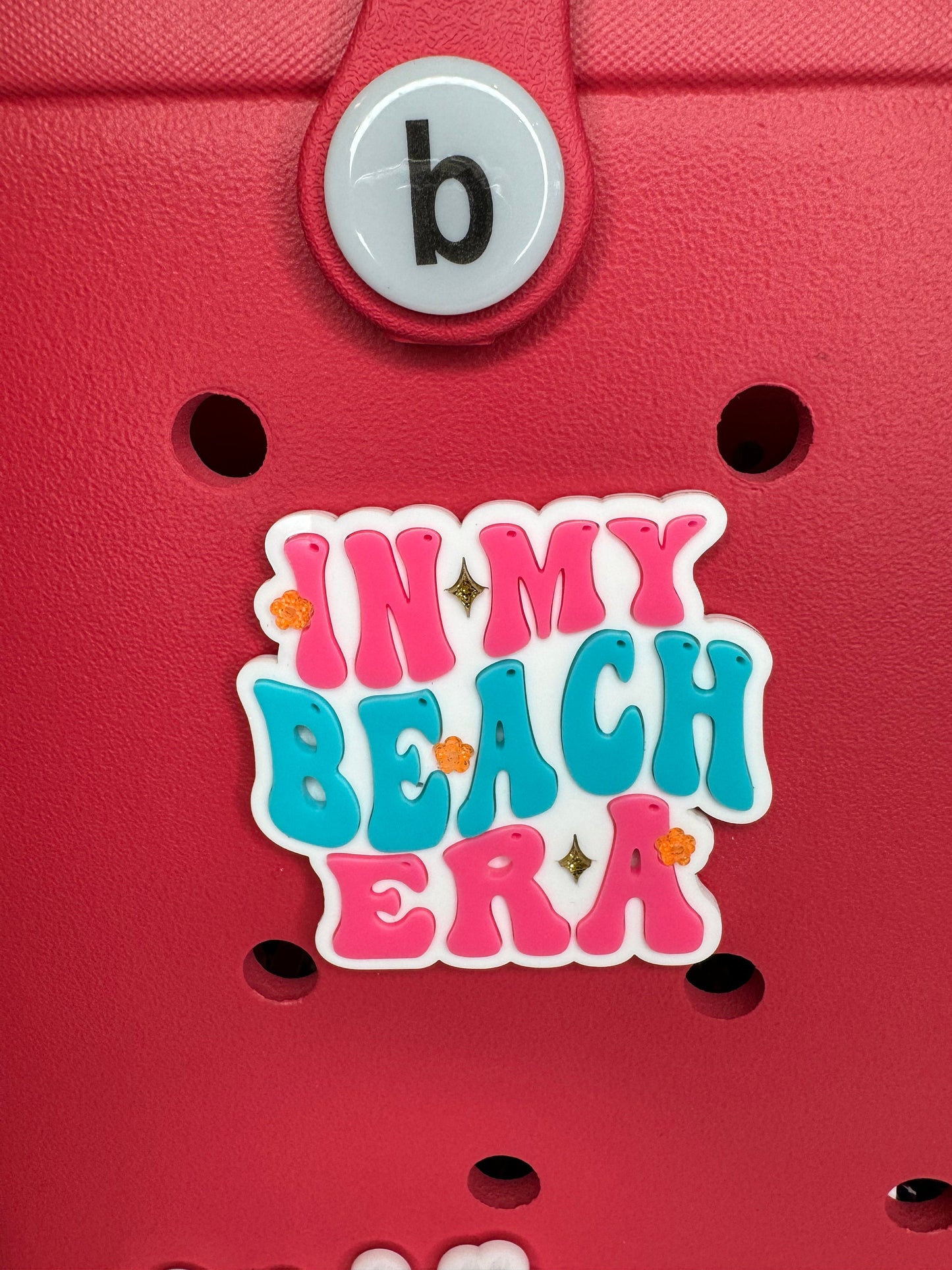 Beach Era Charm for Bogg Style Bags - Custom Summer Accessories - Trendy Beach Bag Charms