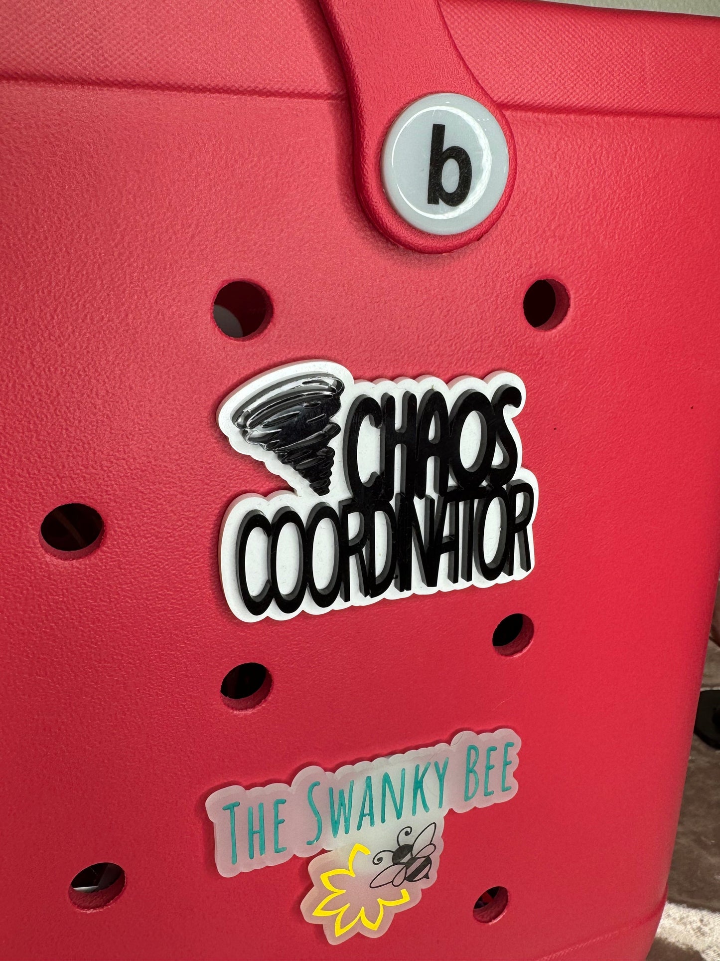 Chaos Coordinator Charm for Bogg Bag: Funny Mom Accessory