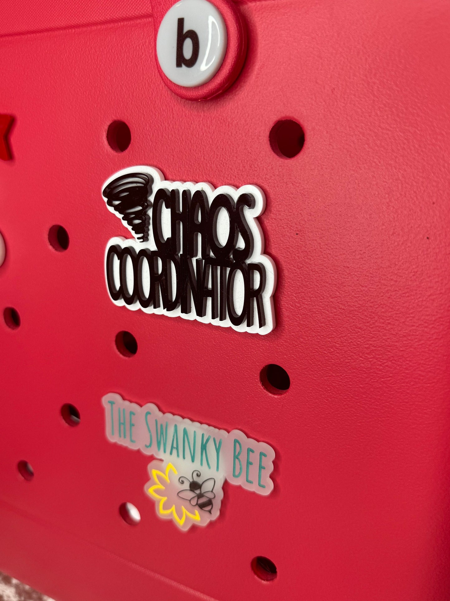 Chaos Coordinator Charm for Bogg Bag: Funny Mom Accessory