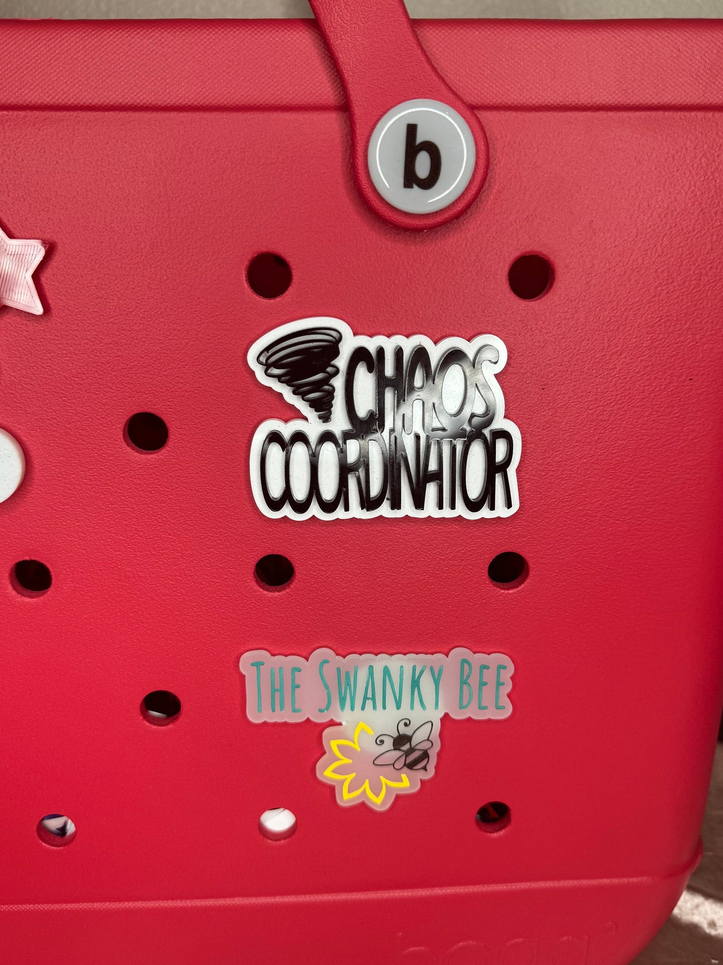 Chaos Coordinator Charm for Bogg Bag: Funny Mom Accessory