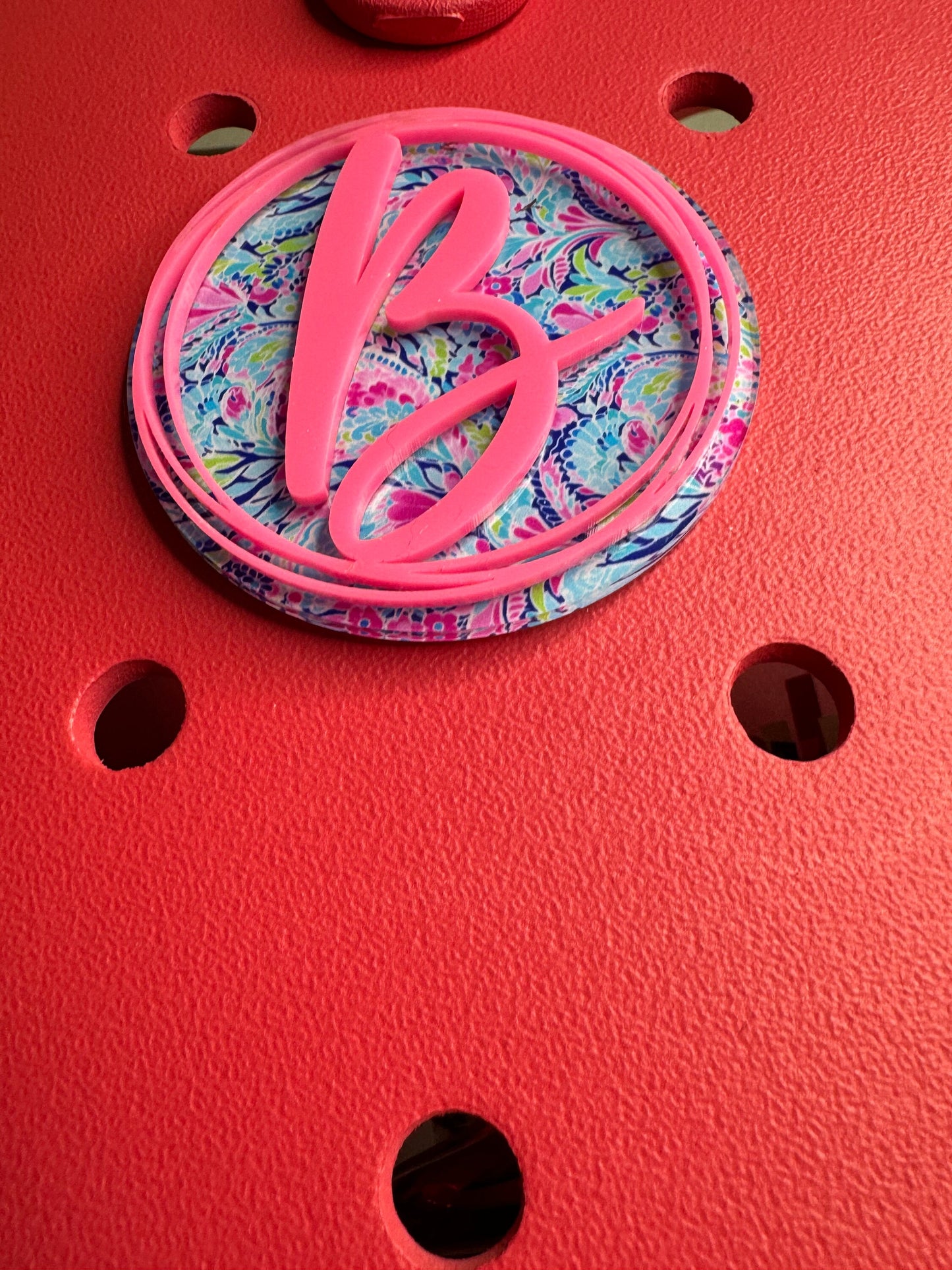 Custom Initial Bogg Bag Charm: Personalized Bag Accessory