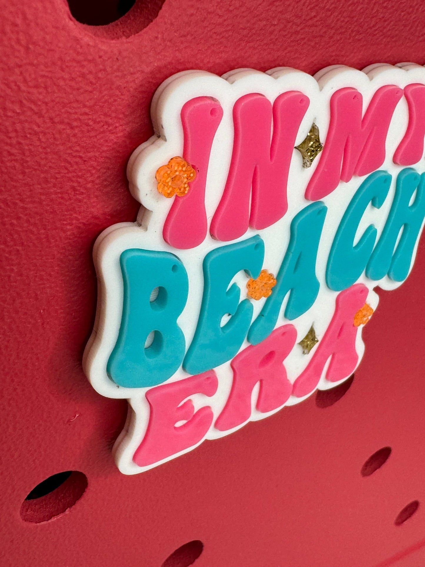 Beach Era Charm for Bogg Style Bags - Custom Summer Accessories - Trendy Beach Bag Charms
