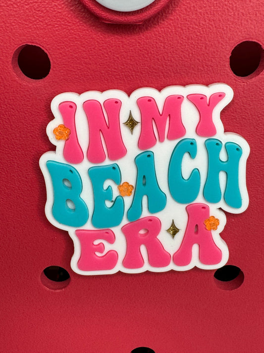 Beach Era Charm for Bogg Style Bags - Custom Summer Accessories - Trendy Beach Bag Charms