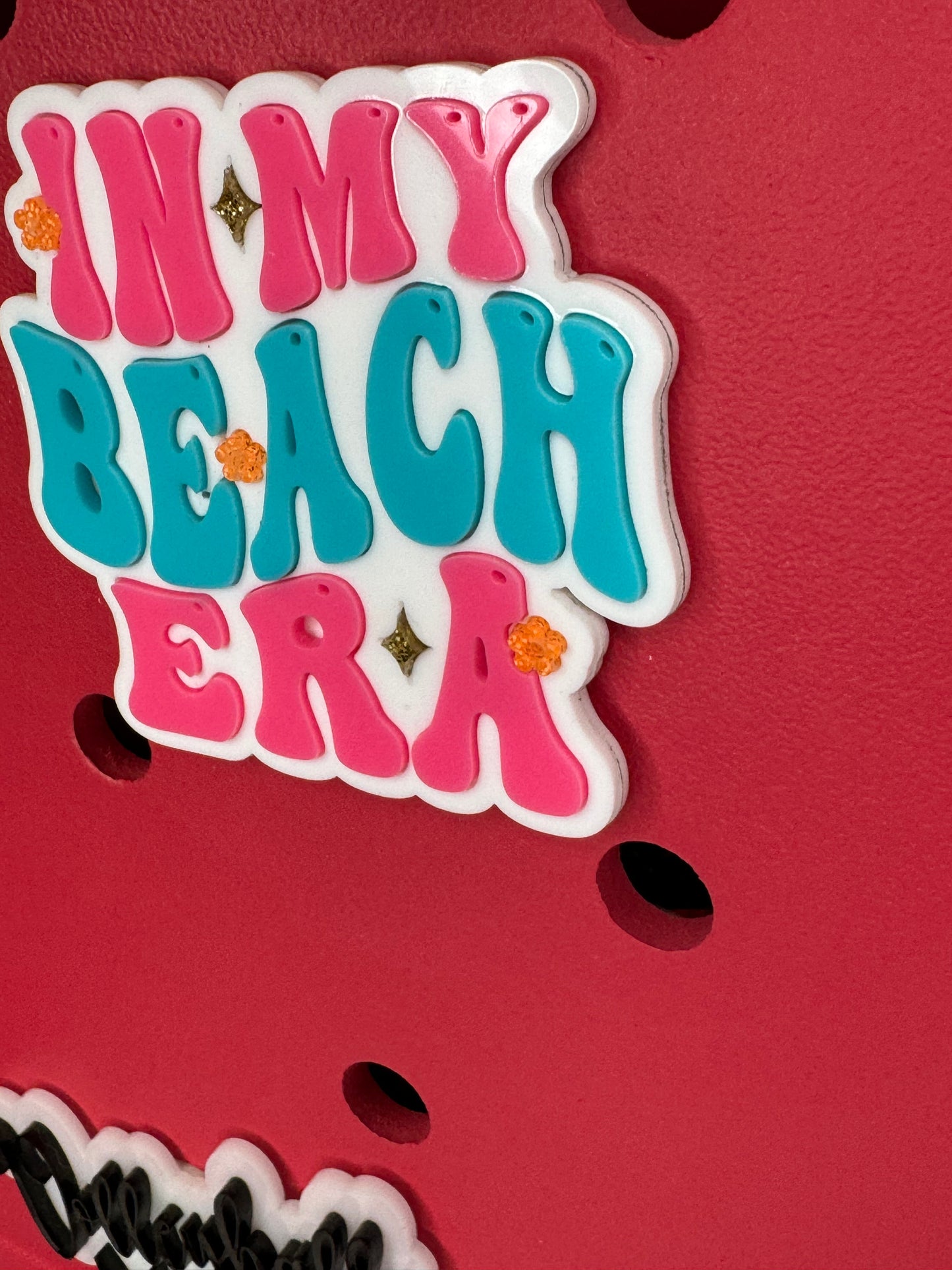 Beach Era Charm for Bogg Style Bags - Custom Summer Accessories - Trendy Beach Bag Charms