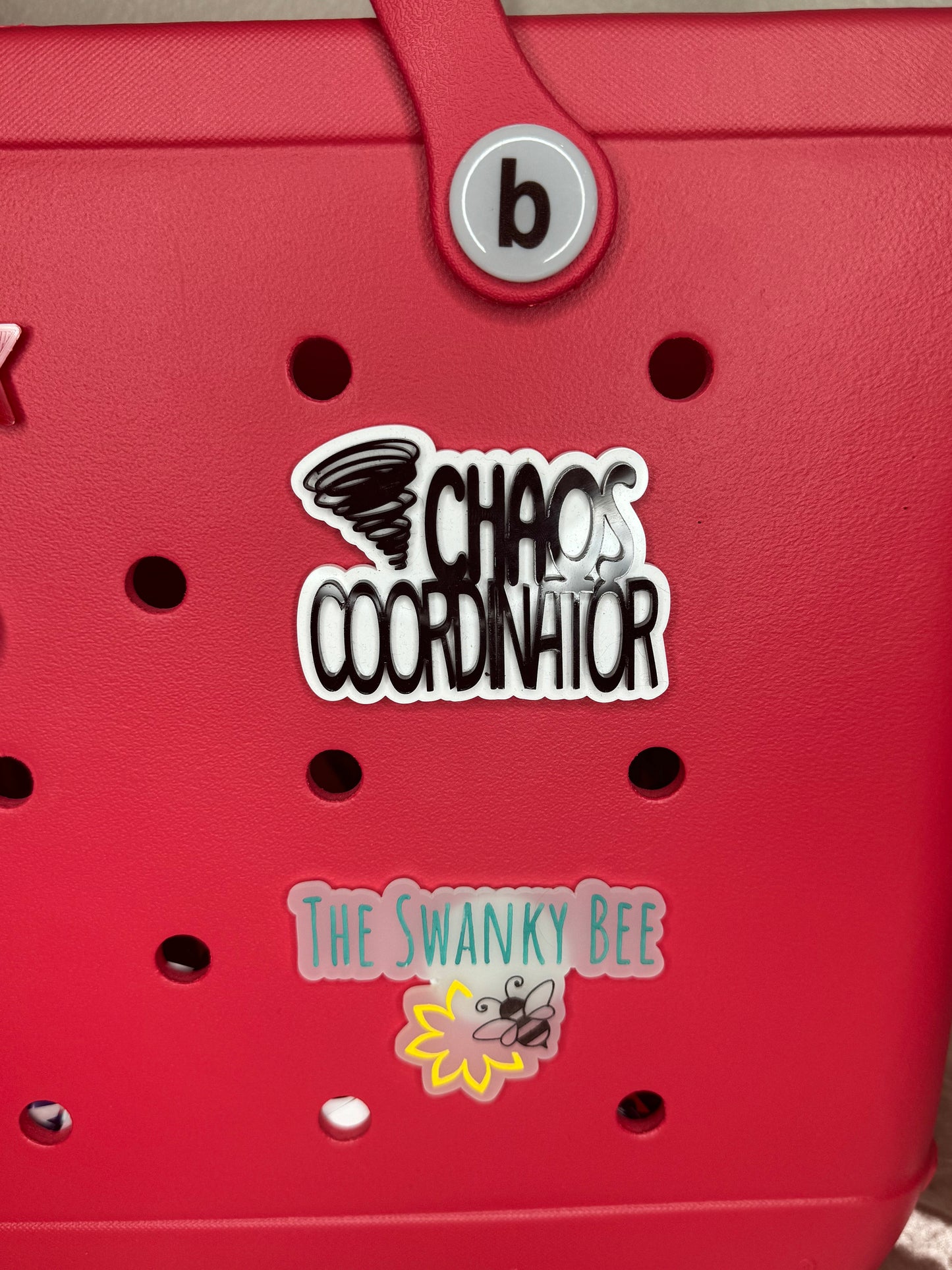 Chaos Coordinator Charm for Bogg Bag: Funny Mom Accessory