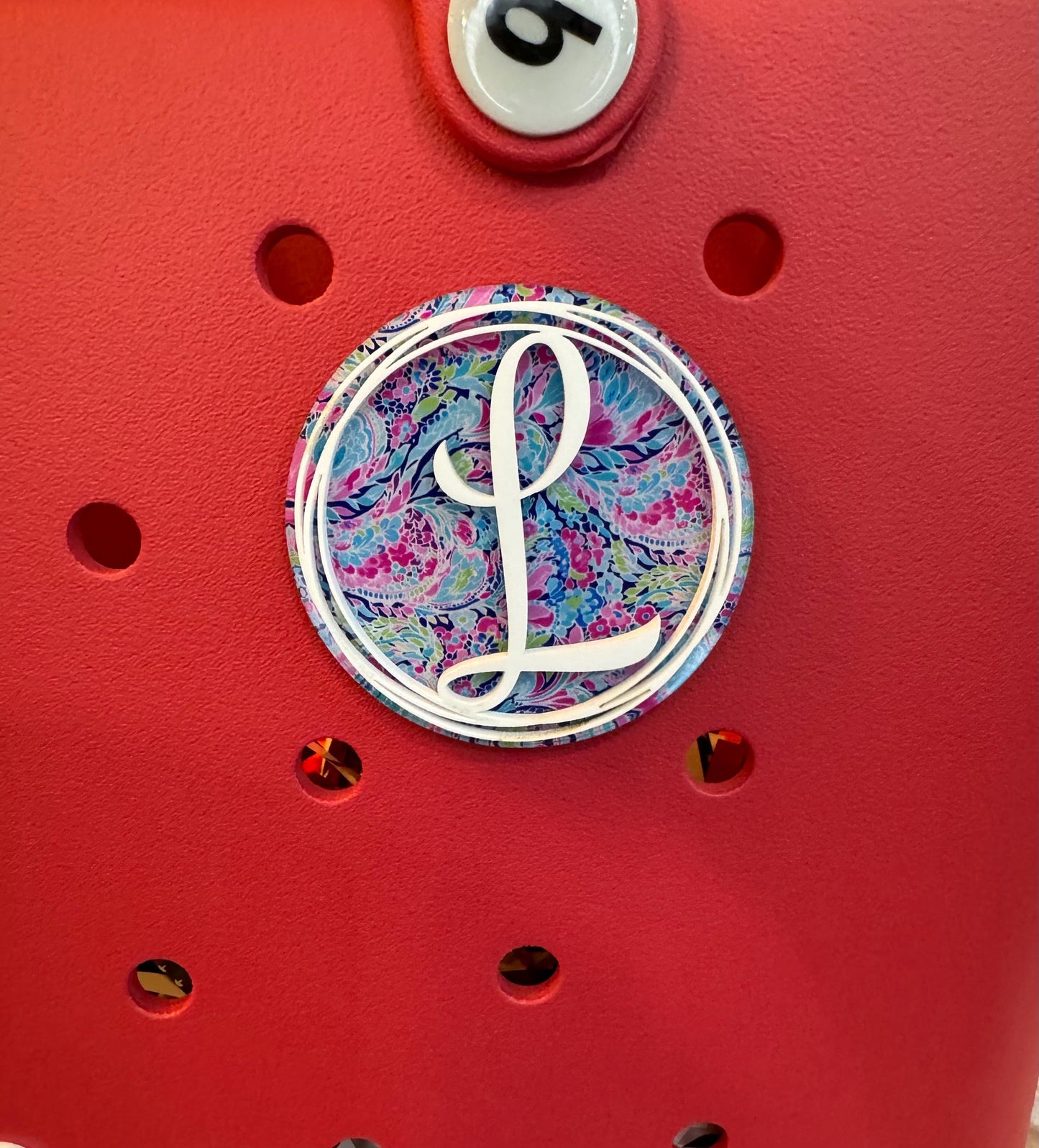 Custom Initial Bogg Bag Charm: Personalized Bag Accessory