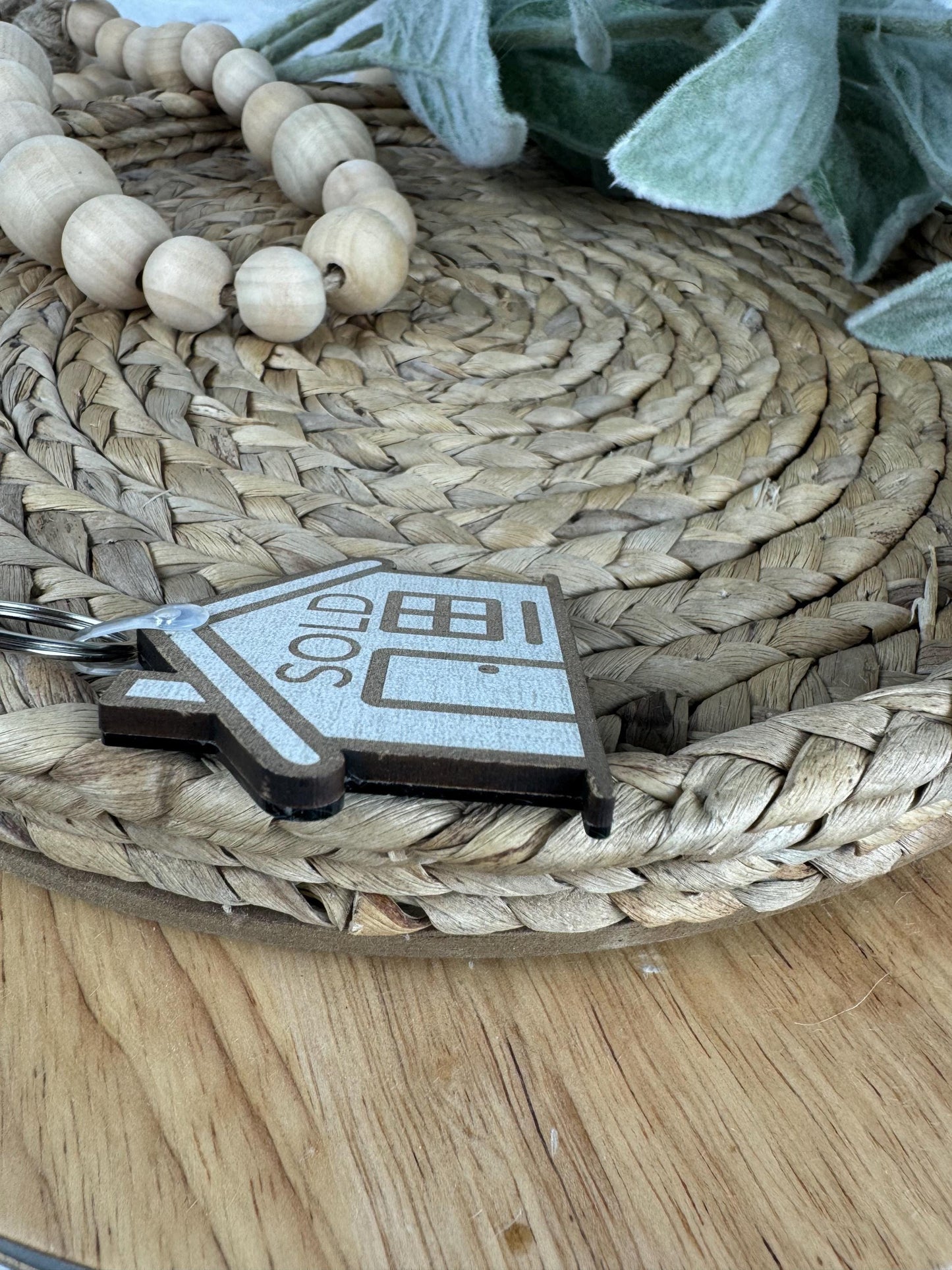 SOLD NFC Keychain - Smart Keychain for Real Estate Agents - Share Listings & Info - Realtor Gift