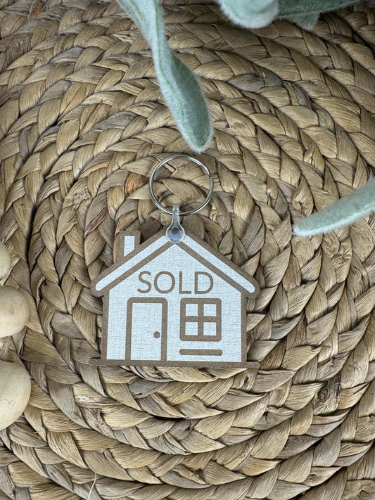 SOLD NFC Keychain - Smart Keychain for Real Estate Agents - Share Listings & Info - Realtor Gift