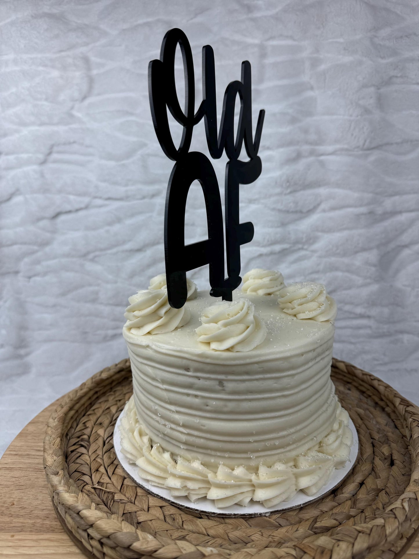 Old AF Cake Topper, Funny Birthday Joke Decor, Hilarious Party Decoration, Mature Birthday Humor