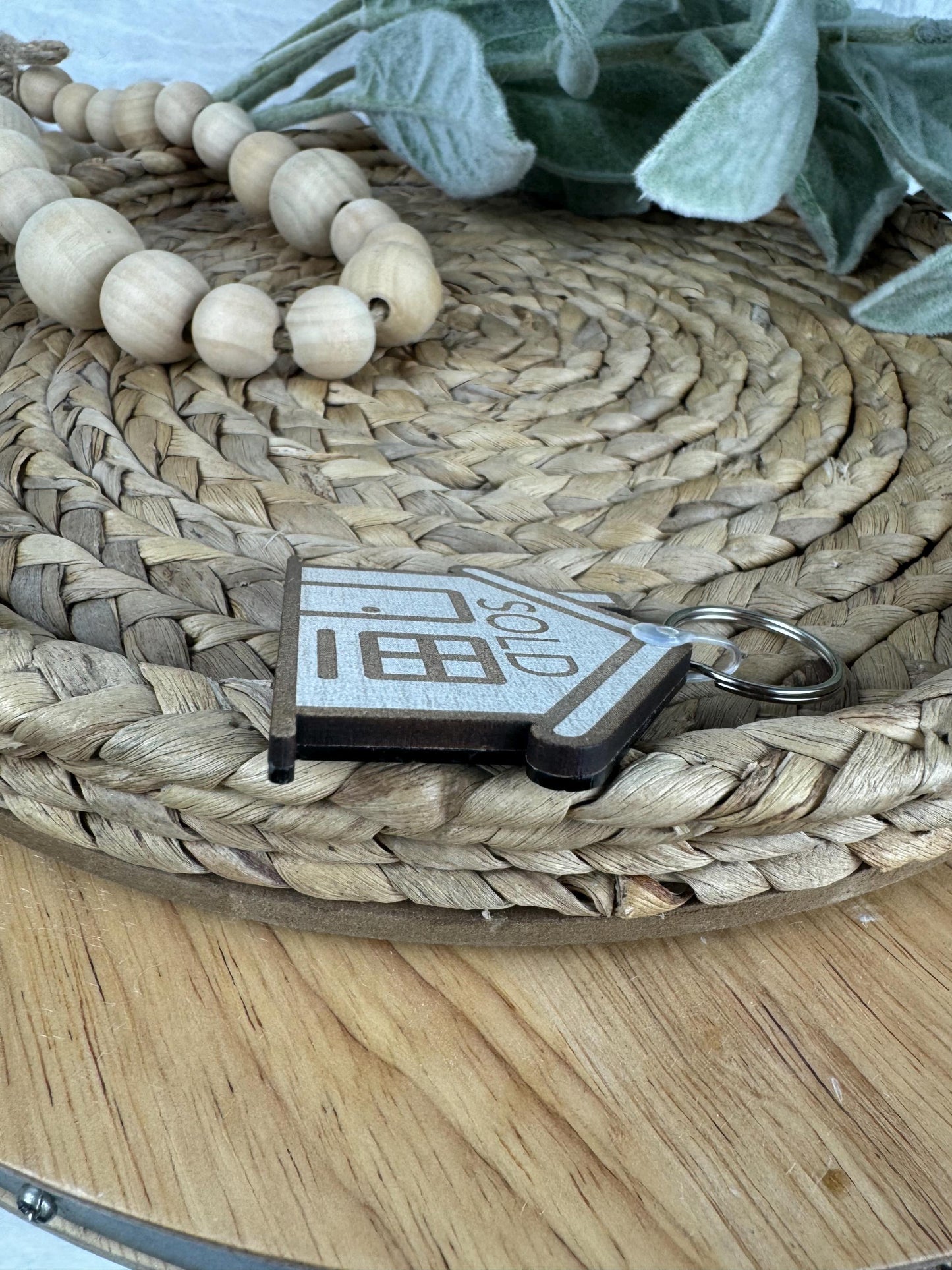 SOLD NFC Keychain - Smart Keychain for Real Estate Agents - Share Listings & Info - Realtor Gift