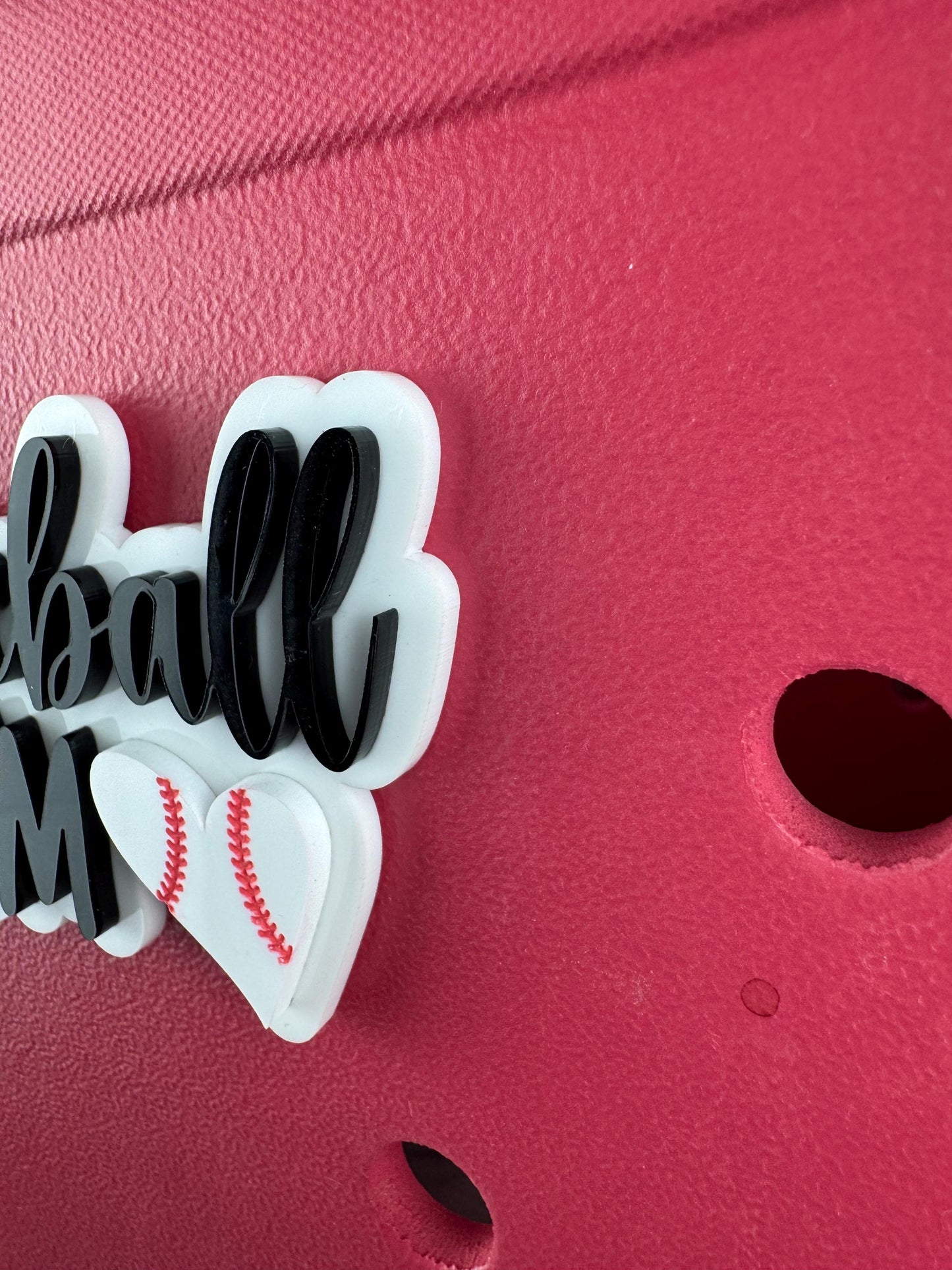 Baseball Mom Bogg Bag Charm: Sports Bag Accessory