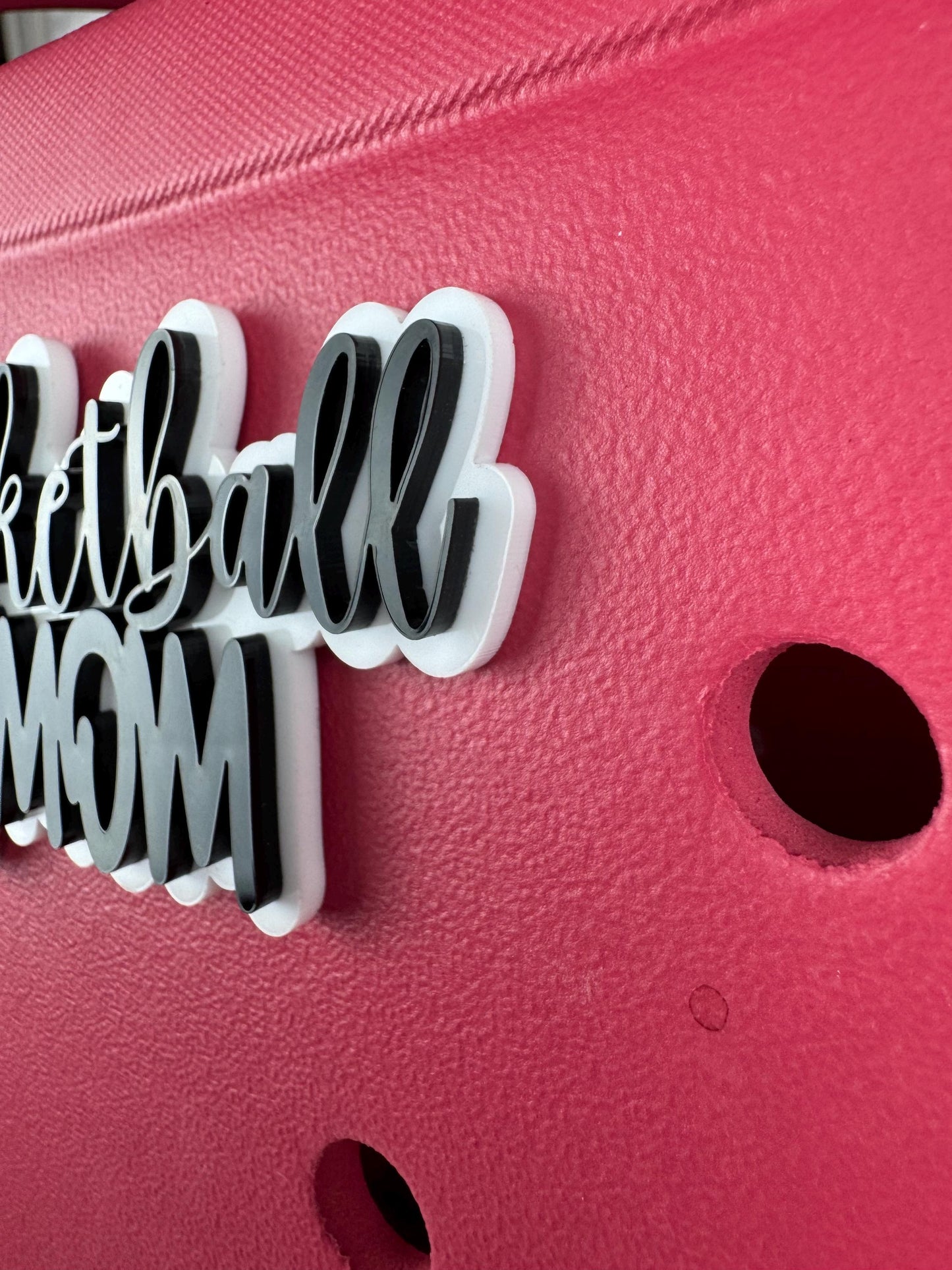 Basketball Mom Bogg Bag Charm: Sports Team Accessory
