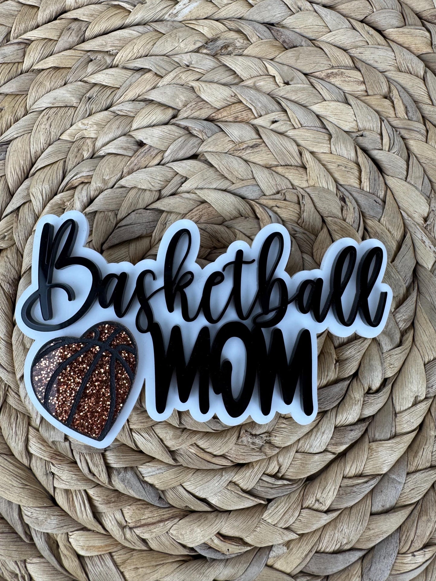 Basketball Mom Bogg Bag Charm: Sports Team Accessory