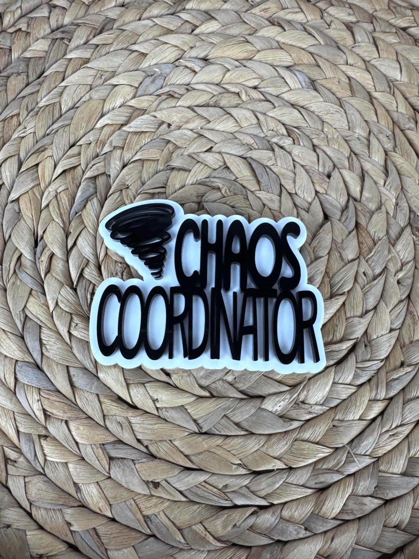 Chaos Coordinator Charm for Bogg Bag: Funny Mom Accessory