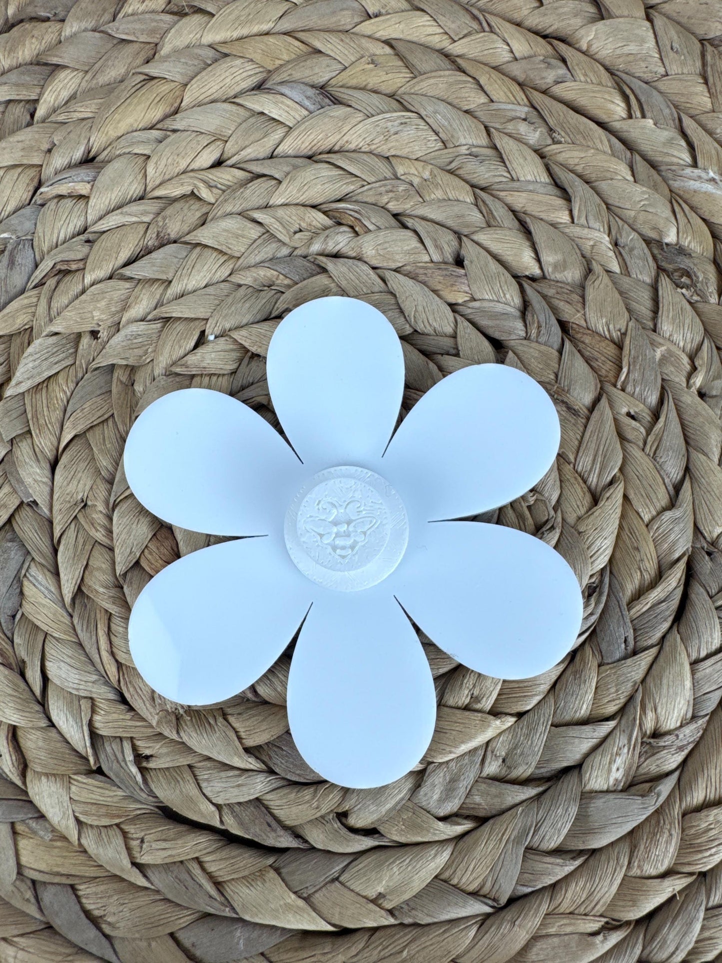 Glitter Daisy Charm for Bogg Bag: Sparkly Flower Accessory