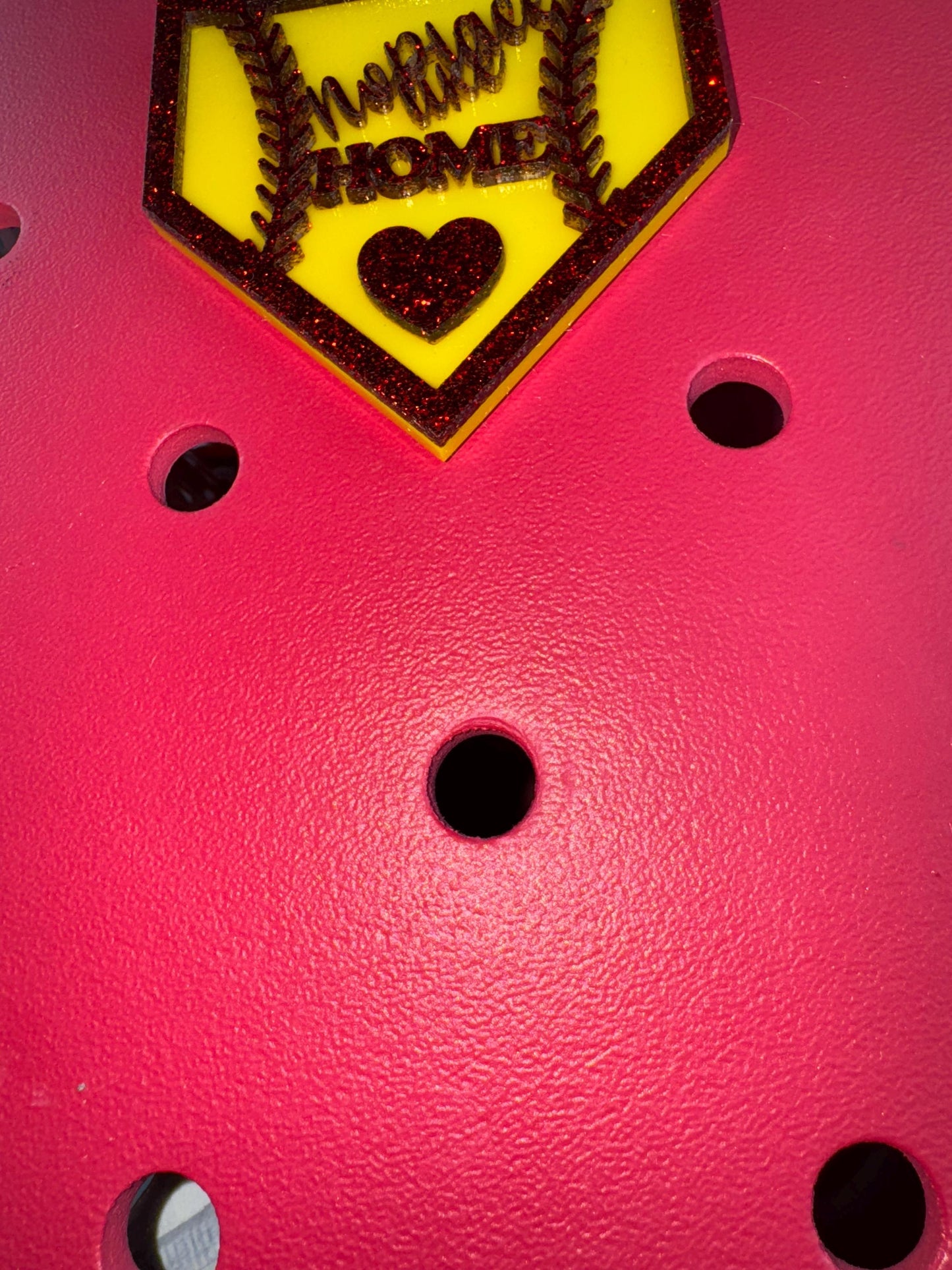 Home Plate Bogg Bag Charm: Softball Mom Gift