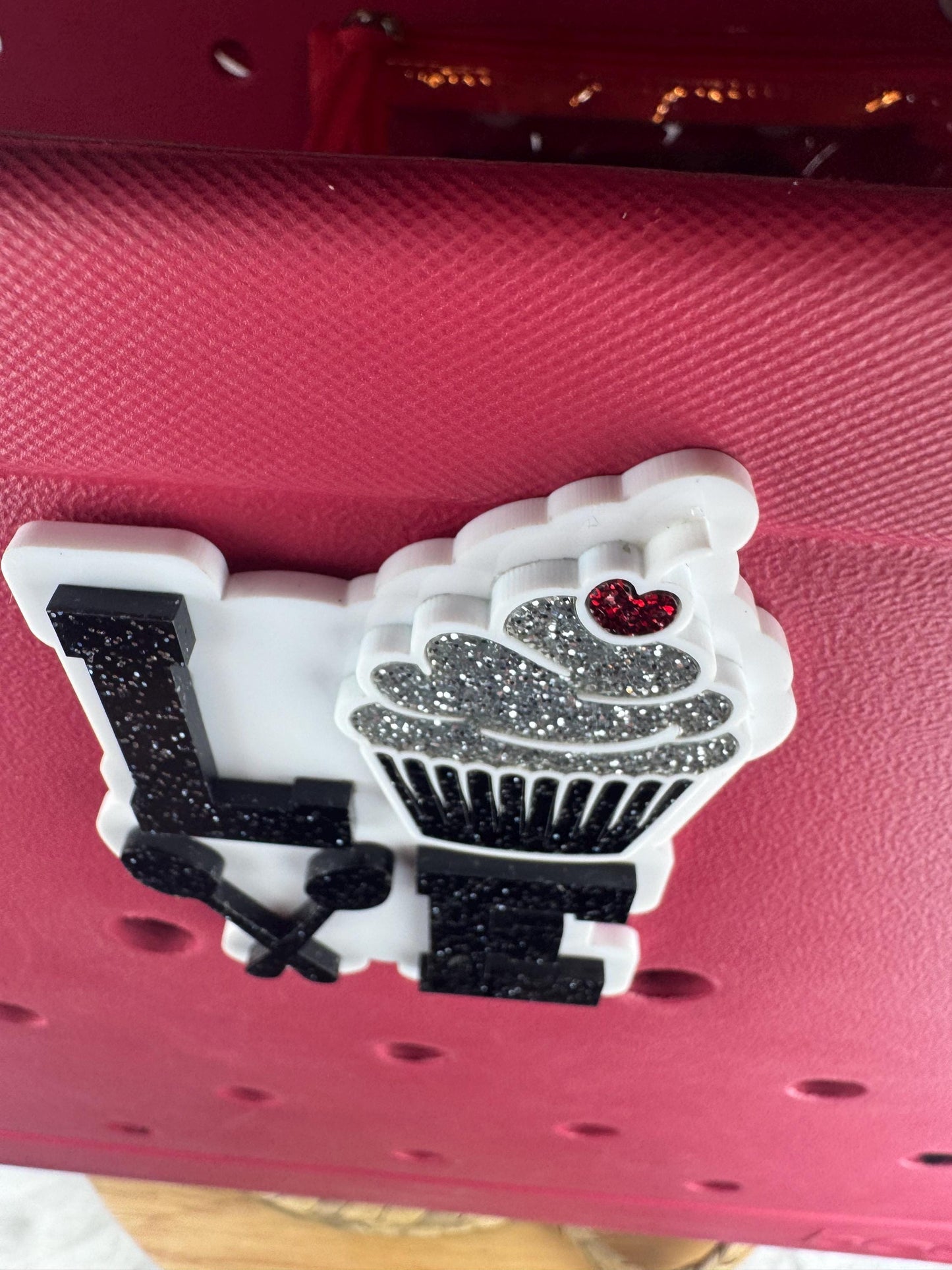 Cupcake Love Bogg Bag Charm – Sweet & Stylish Accessory for Bogg Style Bags