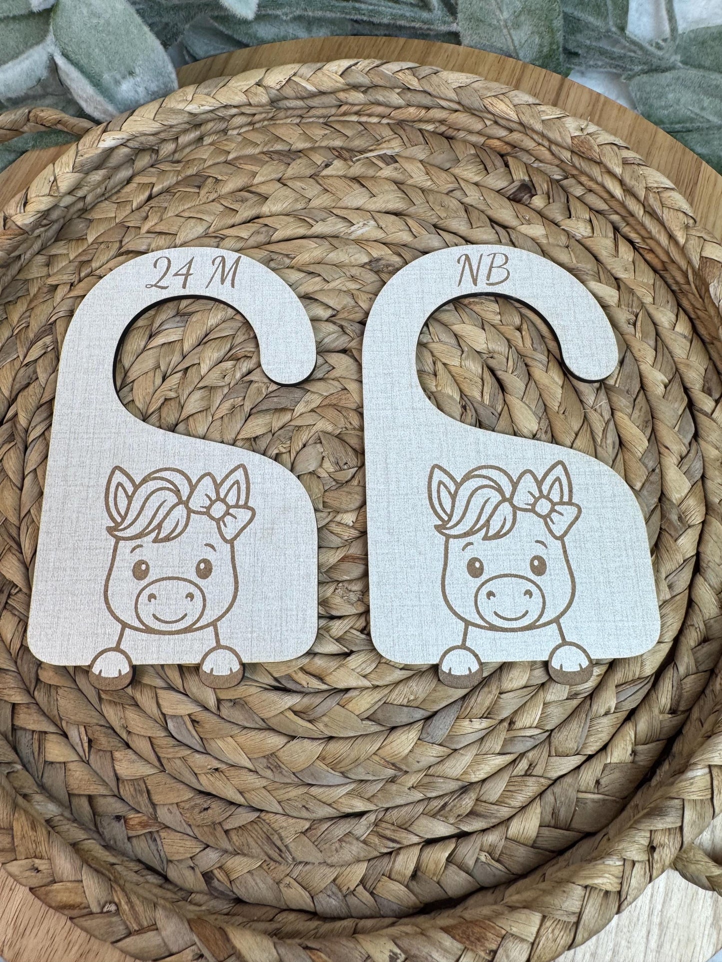 Baby Girl Horse Closet Dividers: Newborn to 24 Months, Western Nursery Decor