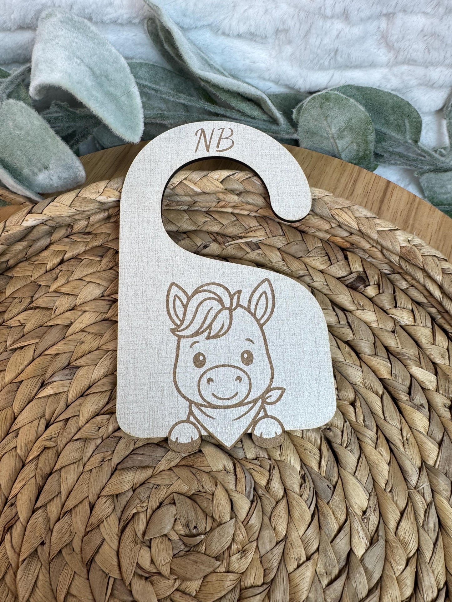 Western Horse Nursery Closet Dividers: Newborn-24M, Set of 7