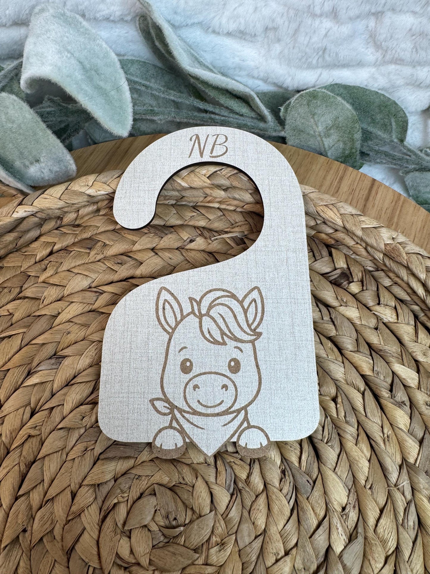 Western Horse Nursery Closet Dividers: Newborn-24M, Set of 7