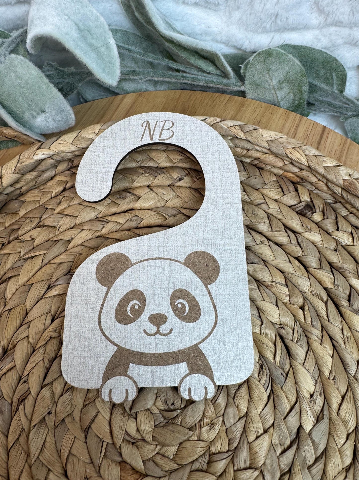 Panda Nursery Closet Dividers: Newborn to 24 Months, Set of 7
