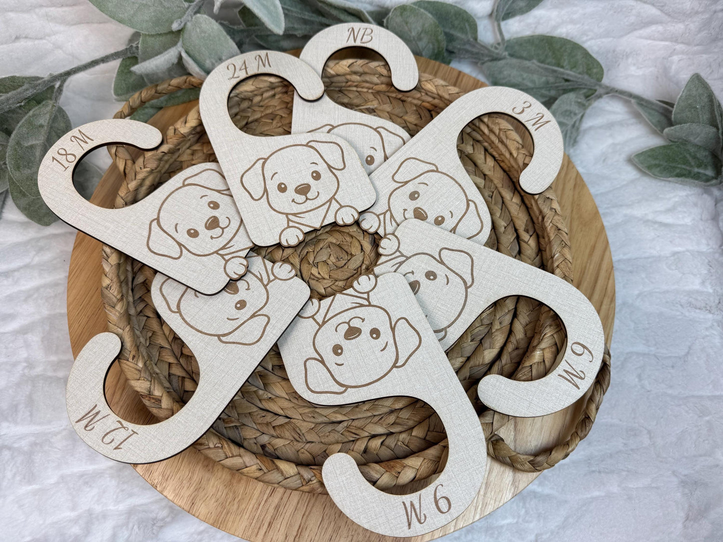 Puppy Nursery Closet Dividers: Baby Boy Clothes Organizer, Newborn-24 Months