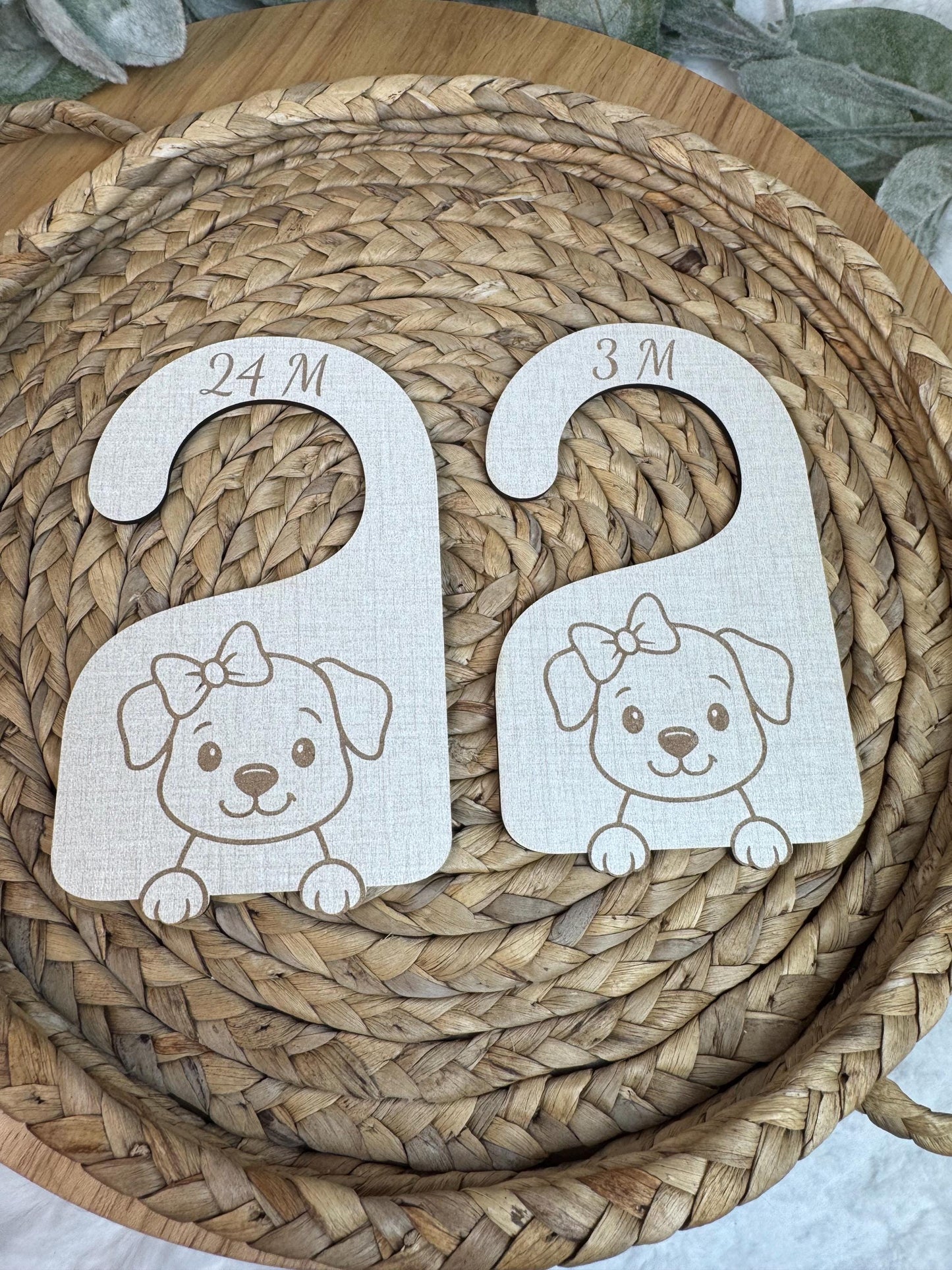 Puppy Closet Dividers: Baby Girl Nursery Organizer, Newborn-24 Months