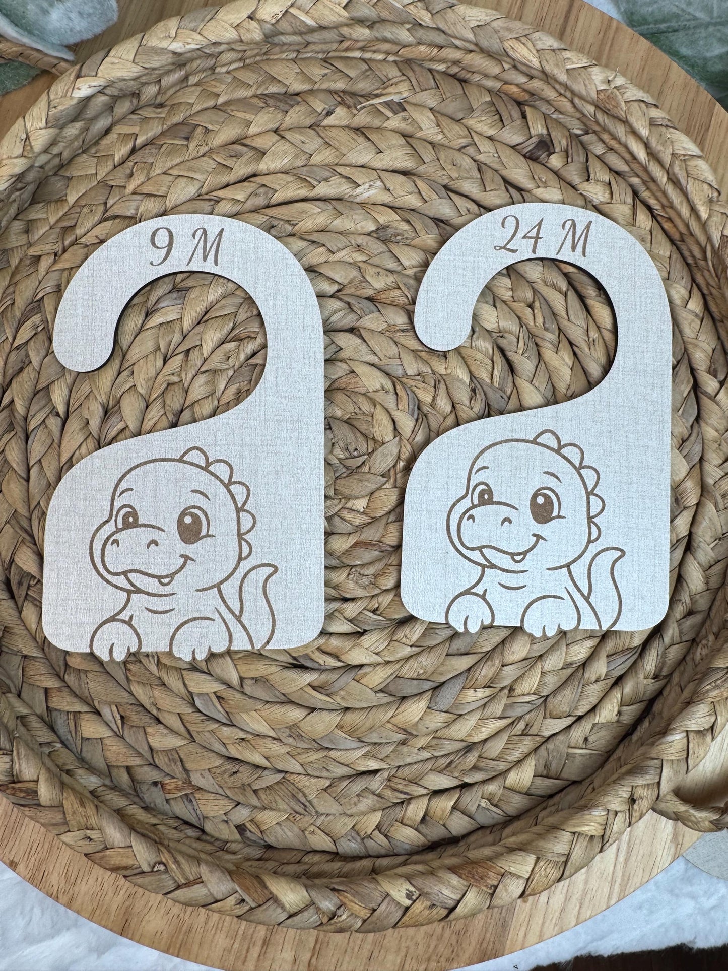 Dinosaur Nursery Closet Dividers: Baby T-Rex Closet Organizer, Newborn-24 Months