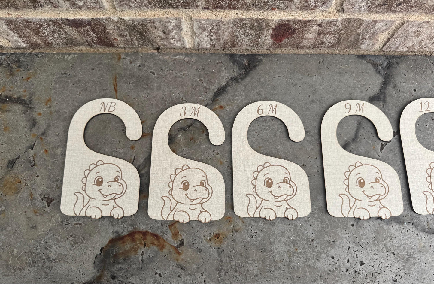 Dinosaur Nursery Closet Dividers: Baby T-Rex Closet Organizer, Newborn-24 Months
