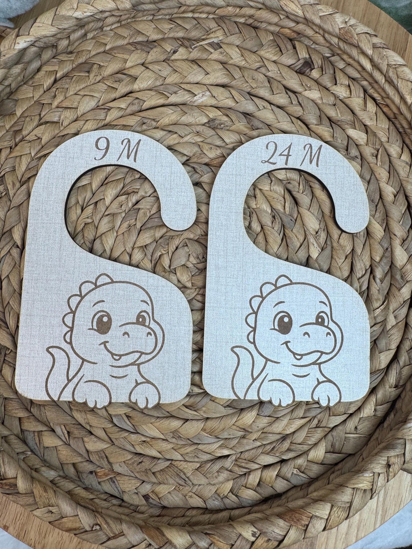 Dinosaur Nursery Closet Dividers: Baby T-Rex Closet Organizer, Newborn-24 Months