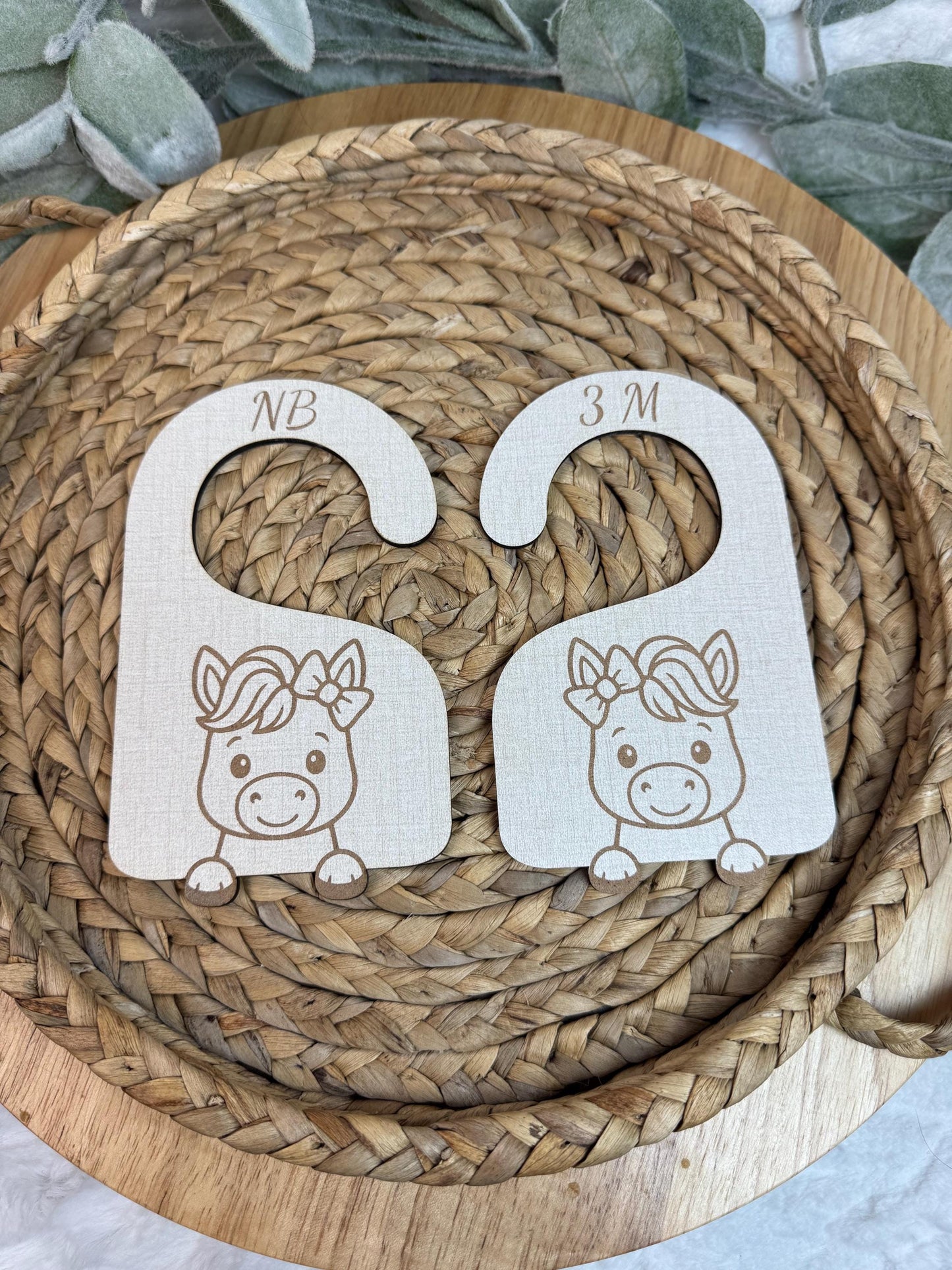 Baby Girl Horse Closet Dividers: Newborn to 24 Months, Western Nursery Decor