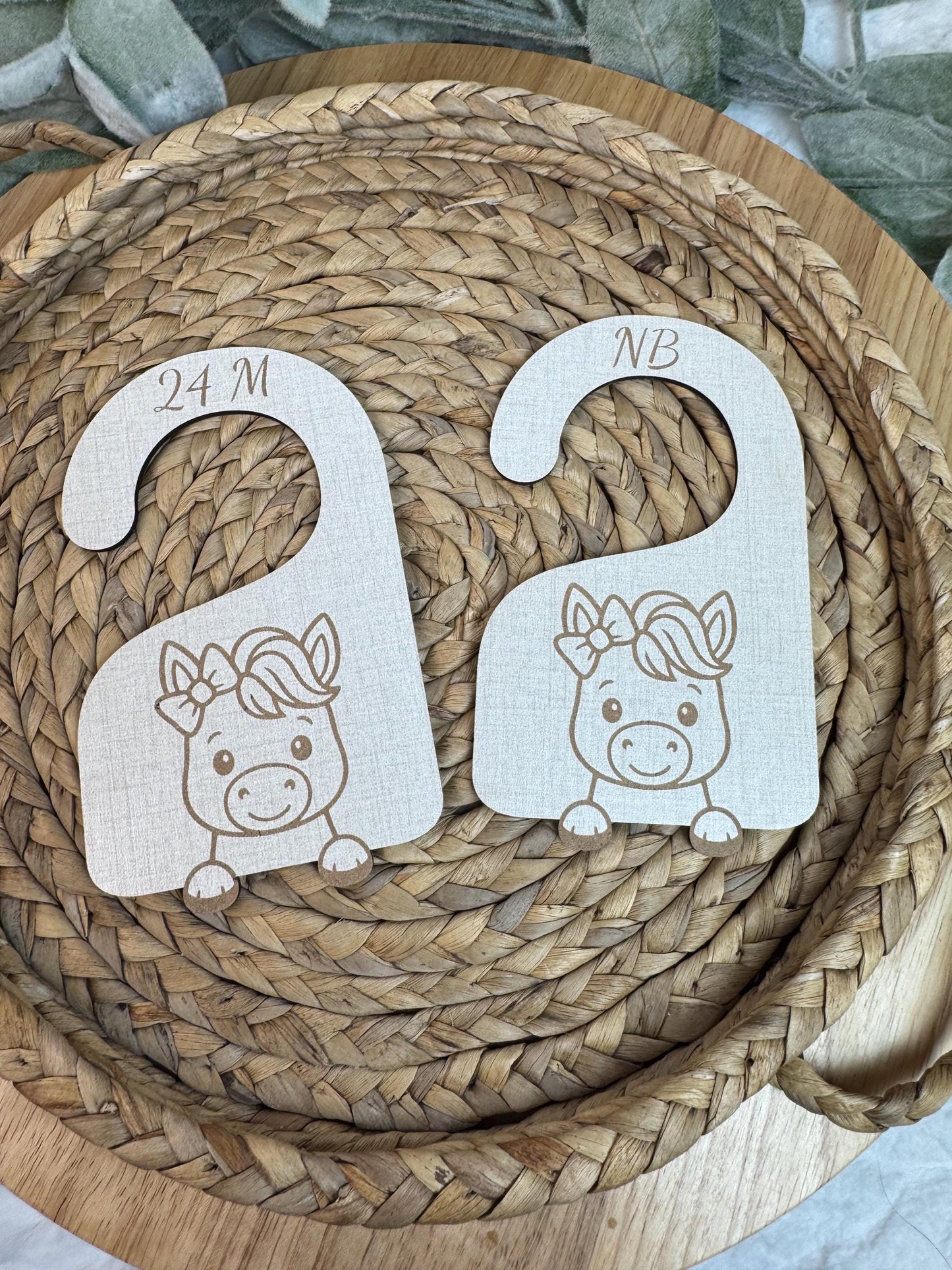 Baby Girl Horse Closet Dividers: Newborn to 24 Months, Western Nursery Decor