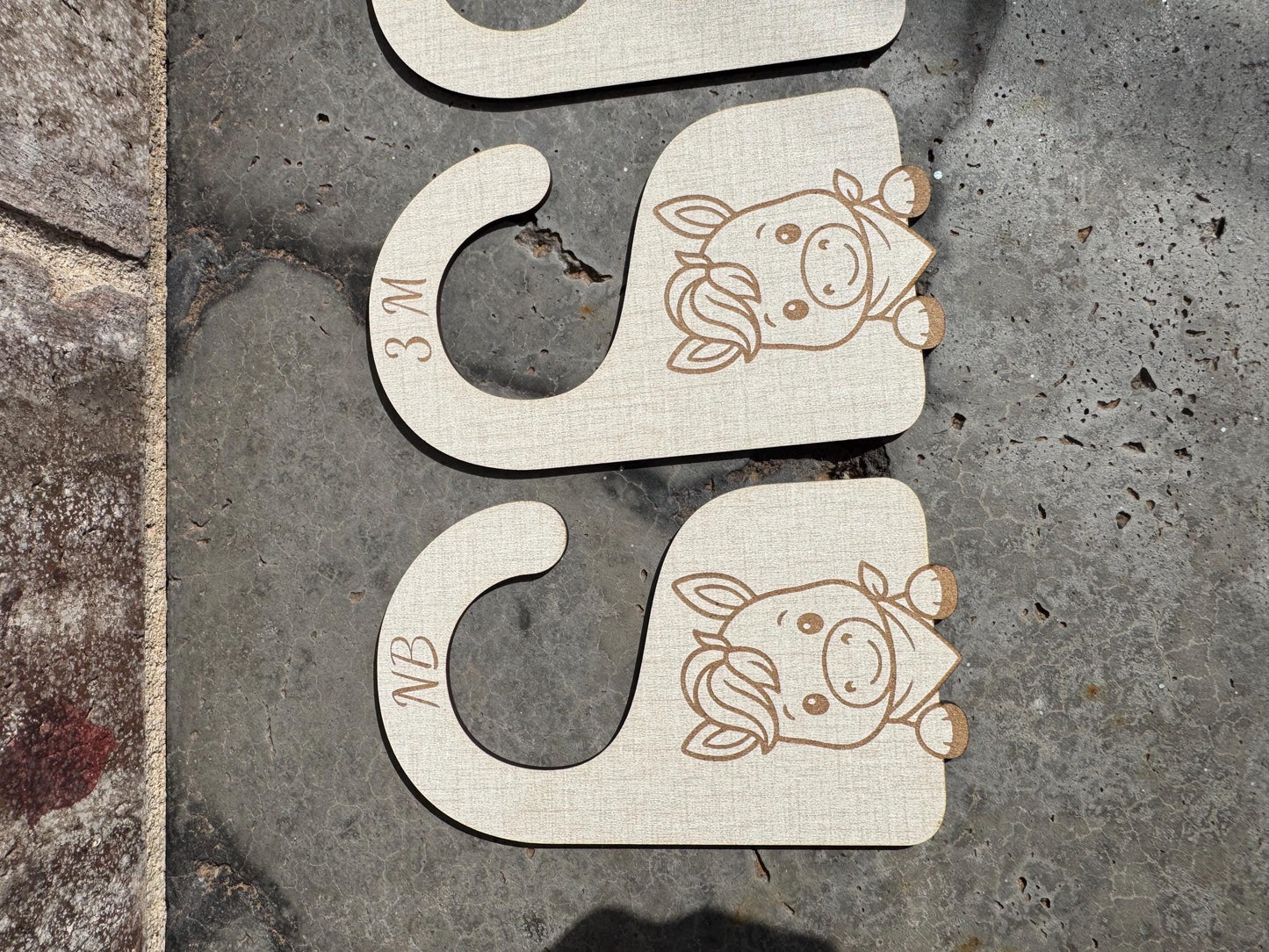 Western Horse Nursery Closet Dividers: Newborn-24M, Set of 7