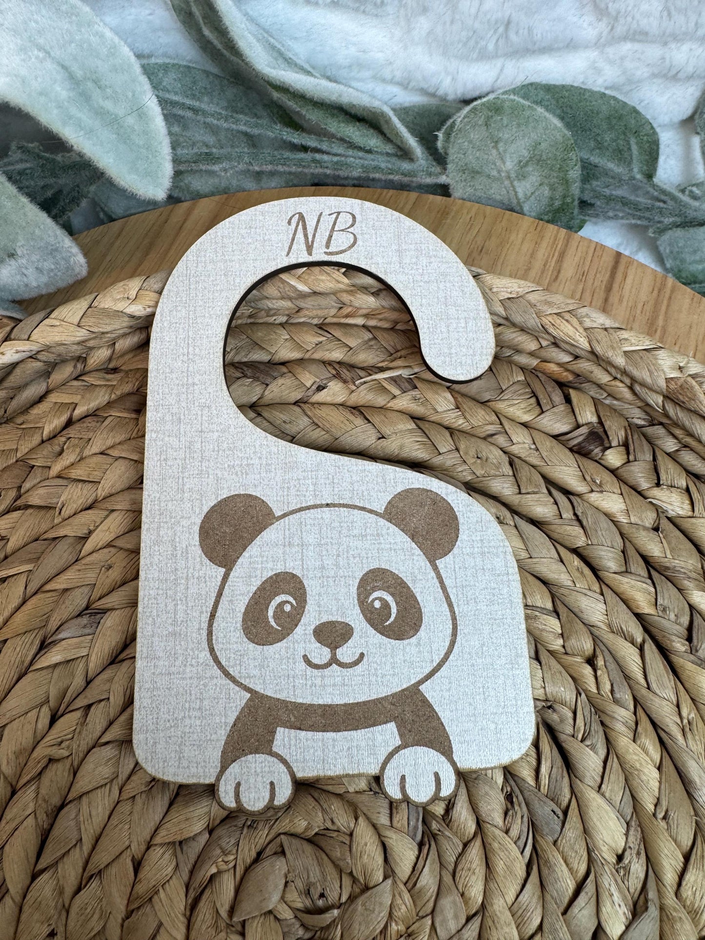 Panda Nursery Closet Dividers: Newborn to 24 Months, Set of 7
