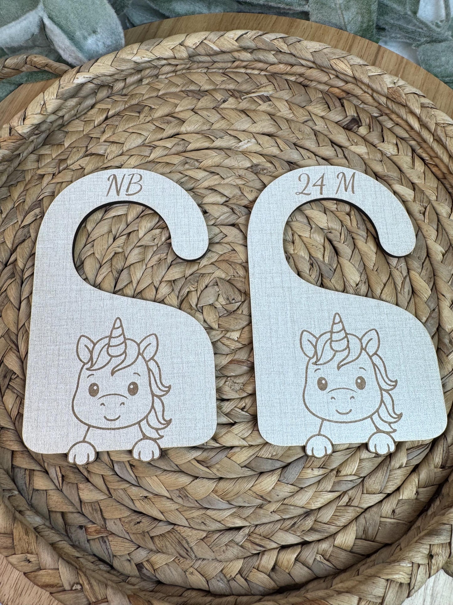 Unicorn Nursery Closet Dividers: Newborn to 24 Months, Set of 7