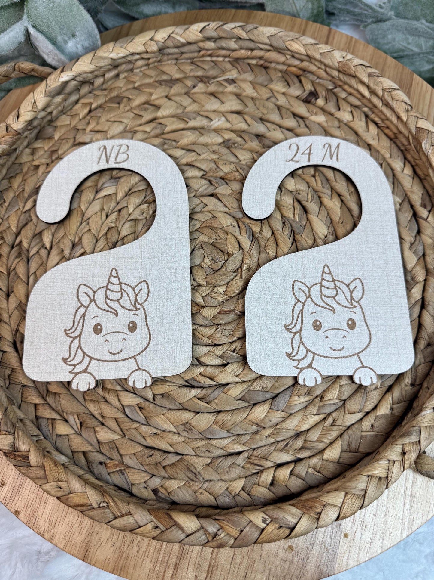 Unicorn Nursery Closet Dividers: Newborn to 24 Months, Set of 7