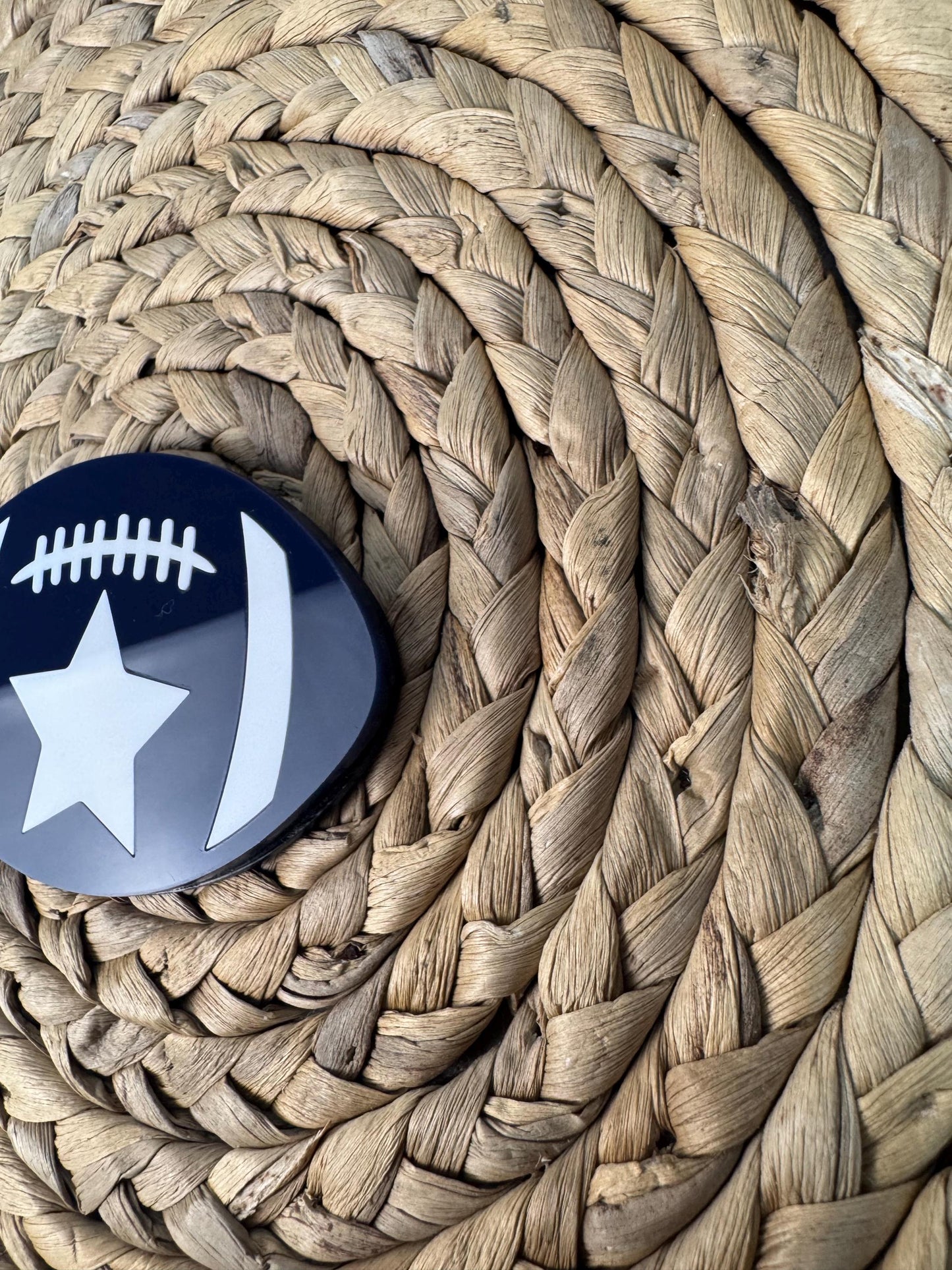 Navy Football Bogg Bag Charm: Dallas Star - Game Day Tote Accessory