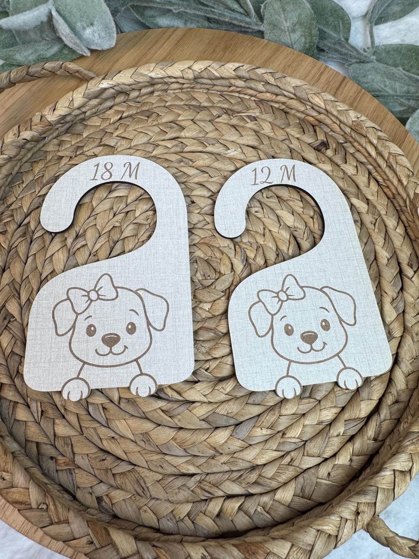 Puppy Closet Dividers: Baby Girl Nursery Organizer, Newborn-24 Months