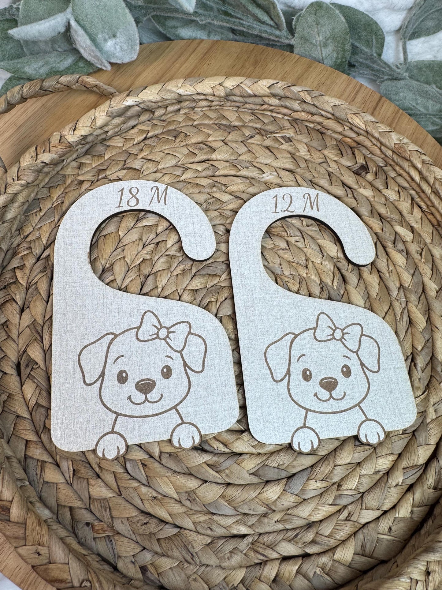 Puppy Closet Dividers: Baby Girl Nursery Organizer, Newborn-24 Months