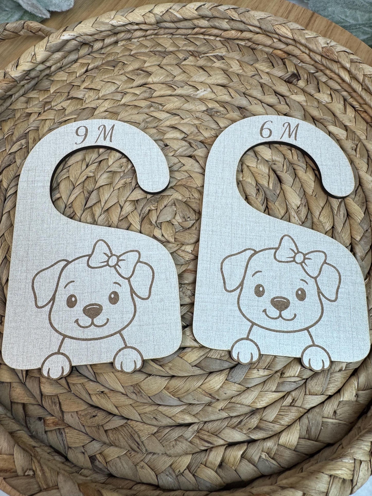 Puppy Closet Dividers: Baby Girl Nursery Organizer, Newborn-24 Months